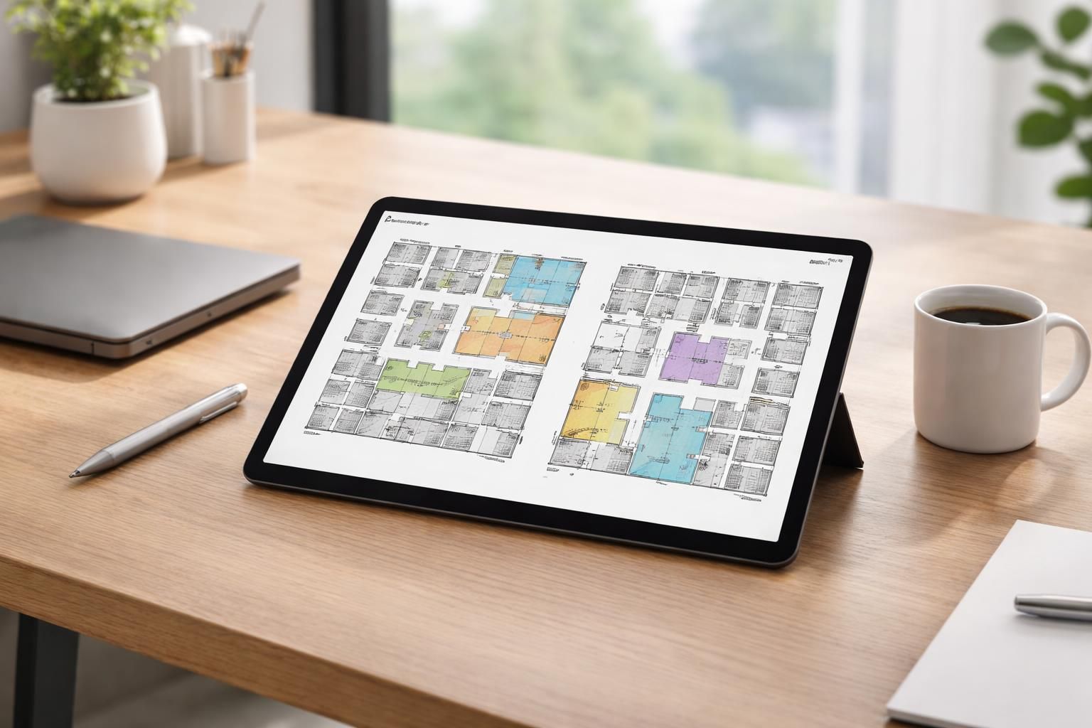comparez facilement les surfaces et plans de bureaux directement sur votre tablette tactile microsoft surface pour un choix optimal.