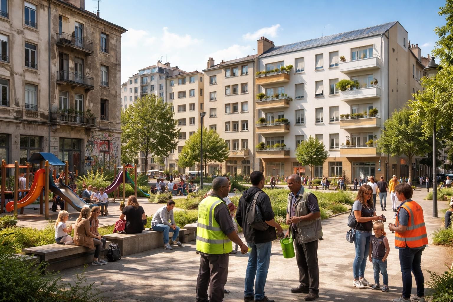 analyse approfondie de l'impact des politiques publiques sur le développement social et économique du quartier sensible de lyon 8.
