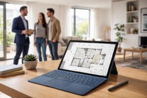découvrez la surface pro de microsoft, la tablette tactile parfaite pour vos visites immobilières, alliant puissance, mobilité et polyvalence pour une expérience professionnelle optimale.