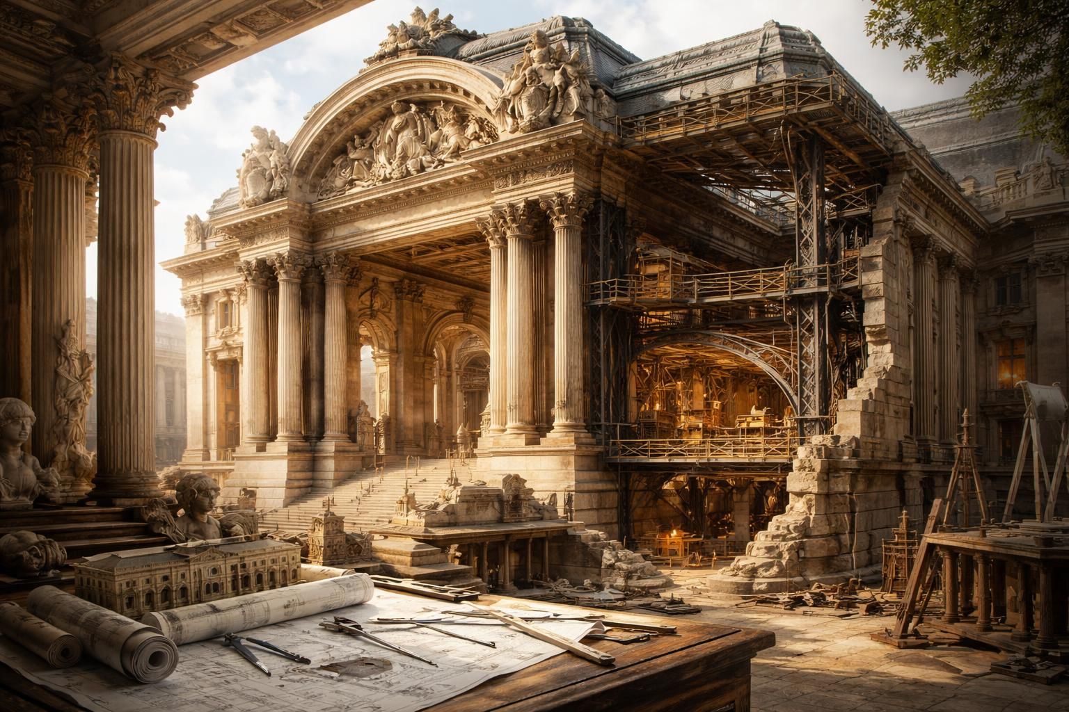 découvrez les secrets cachés de l'architecture beaux-arts et plongez dans l'histoire et les techniques de ce style artistique emblématique.
